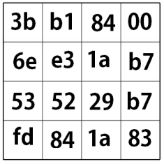 Picture of round 1 shifted rows